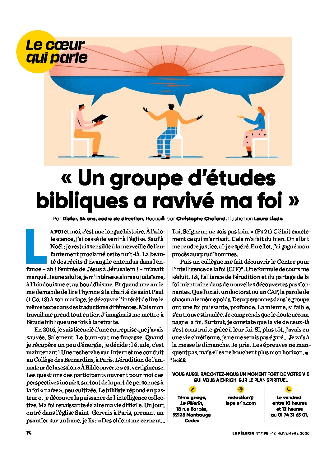 Pèlerin nov 2020. Didier. Le CIF.pdf